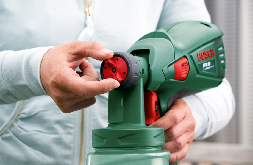 בשל פתיתי המתכת בצבע הפטיש, יש לשים לב לגודל הנכון של זרבובית האקדח בשל פתיתי המתכת בצבע הפטיש, יש לשים לב לגודל הנכון של זרבובית האקדח