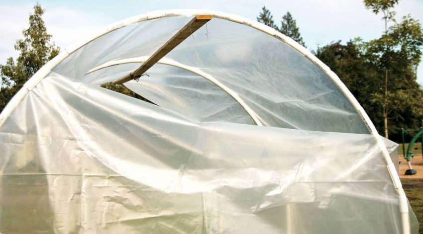 Полиетиленовото фолио се счита за най-евтиният и популярен материал за покриване на оранжерии. Полиетиленовото фолио се счита за най-евтиният и популярен материал за покриване на оранжерии.