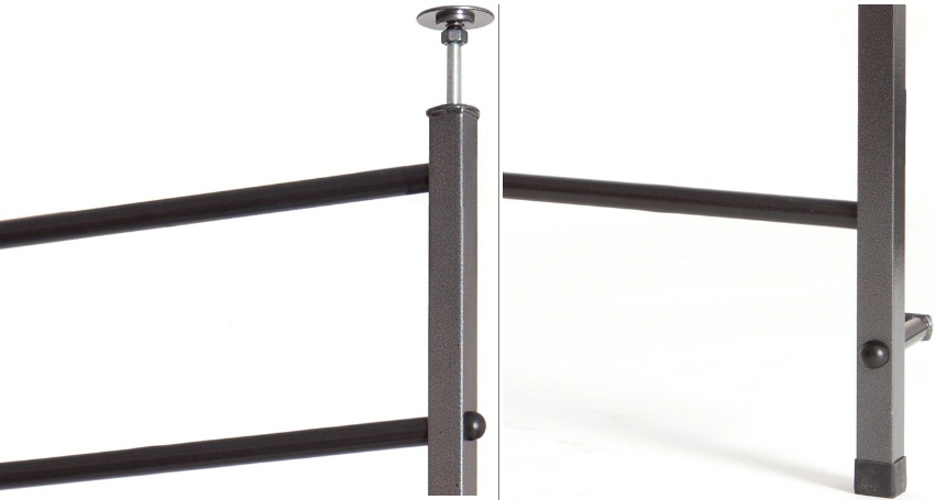 Fixacions de la barra espaiadora i del sostre i de la paret de càrrega Fixacions de la barra espaiadora i del sostre i de la paret de càrrega