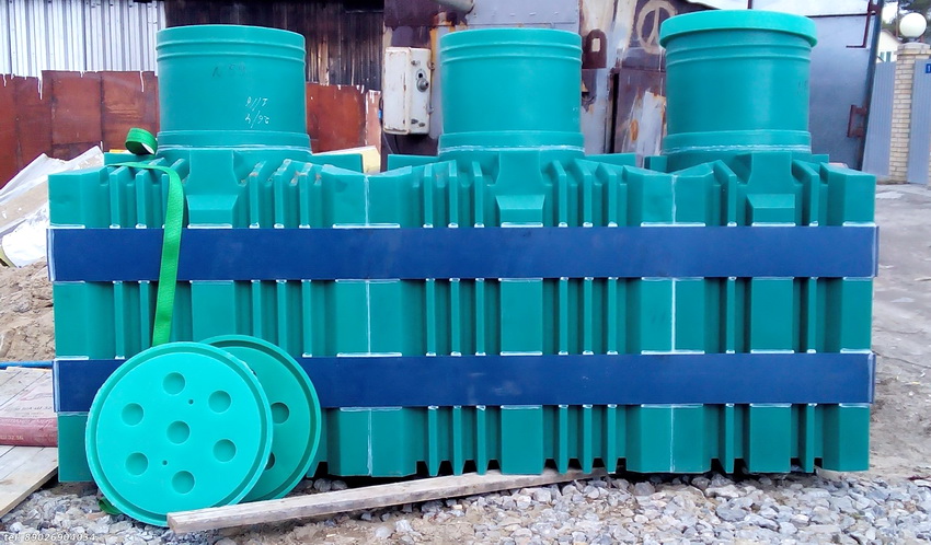 ภาชนะพลาสติกสำหรับถังบำบัดน้ำเสียในตัว ภาชนะพลาสติกสำหรับถังบำบัดน้ำเสียในตัว