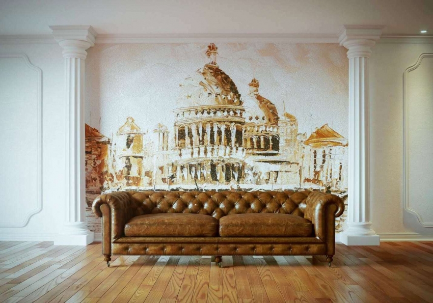 Keďže miešanie štýlov je teraz v móde, fresky môžu byť použité pri dizajne každého interiéru, ale stojí za zváženie, či sa bude kombinovať s inými dekoratívnymi prvkami Keďže miešanie štýlov je teraz v móde, fresky môžu byť použité pri dizajne každého interiéru, ale stojí za zváženie, či sa bude kombinovať s inými dekoratívnymi prvkami