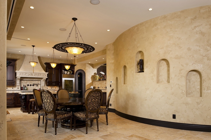 Dekorativna žbuka može se oblikovati u bilo koji oblik pomoću posebnih alata Dekorativna žbuka može se oblikovati u bilo koji oblik pomoću posebnih alata