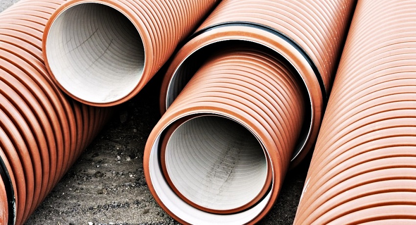 צינור ניקוז גלי צינור ניקוז ביוב, היישום שלו