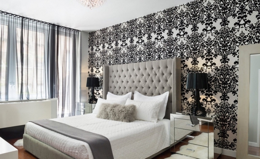 Ein Schwarz-Weiß-Interieur kann gemütlich sein, dafür lohnt es sich, Textilien in warmen Pastelltönen zu verwenden. Ein Schwarz-Weiß-Interieur kann gemütlich sein, dafür lohnt es sich, Textilien in warmen Pastelltönen zu verwenden.