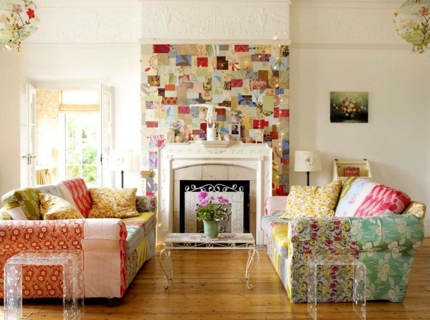 Използването на пачуърк тапет е приемливо за довършване на малка част от стаята. Използването на пачуърк тапет е приемливо за довършване на малка част от стаята.