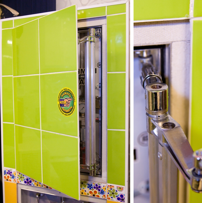 Les portelles a pressió són invisibles a l’interior del bany, ja que no tenen nanses ni ventoses a la superfície Les portelles a pressió són invisibles a l’interior del bany, ja que no tenen nanses ni ventoses a la superfície