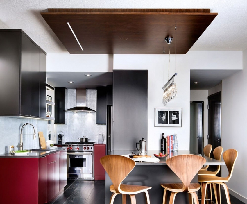 דוגמה ליישום מוצלח של תקרה תלויה בסגנון מינימליזם דוגמה ליישום מוצלח של תקרה תלויה בסגנון מינימליזם