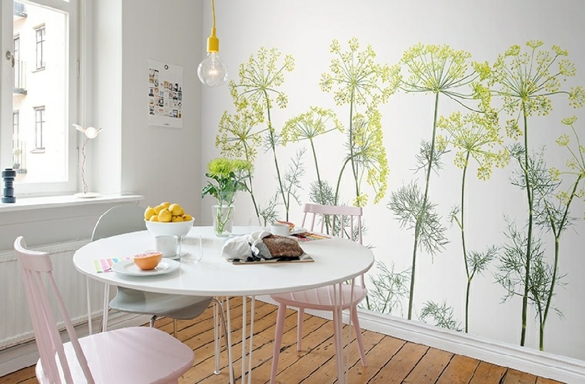 Тапет на хартиена основа с изображение на зеленина Тапет на хартиена основа с изображение на зеленина