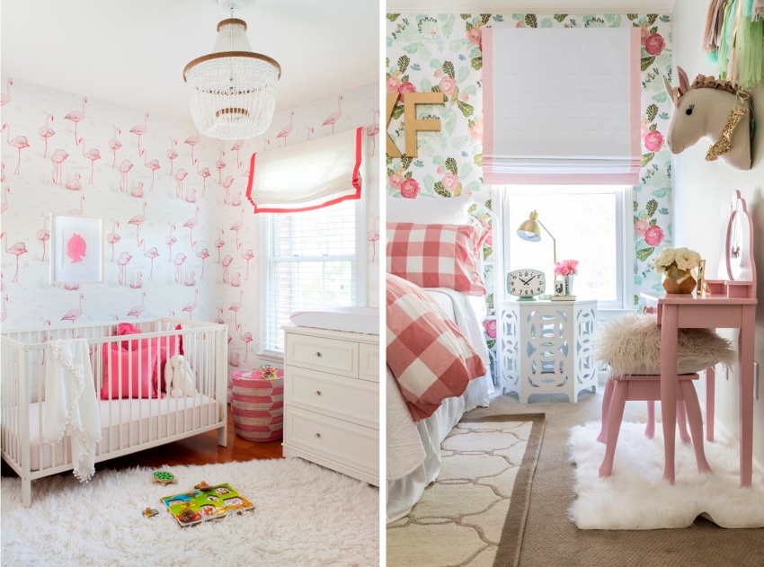 Eksempler på bruk av tapet på barnerom Eksempler på bruk av tapet på barnerom