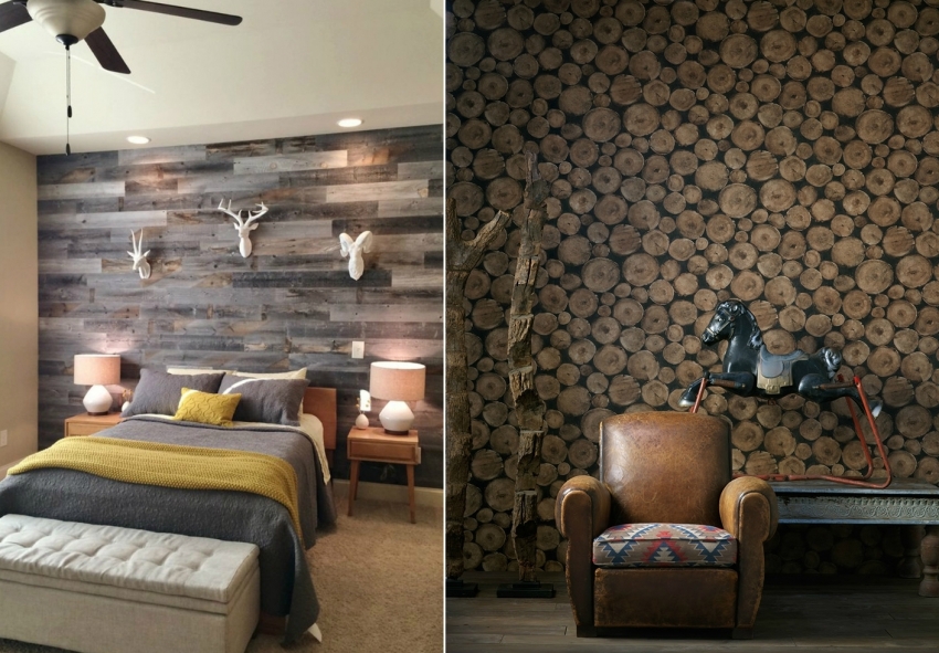 Ovisno o odabranom stilu uređenja sobe, možete odabrati prikladan uzorak tapeta - pila izrezana s drveta, daska staje ili raznobojne daske Ovisno o odabranom stilu uređenja sobe, možete odabrati prikladan uzorak tapeta - pila izrezana s drveta, daska staje ili raznobojne daske