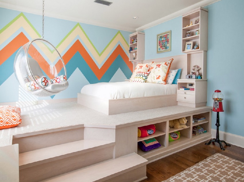 Giấy dán tường chống phá hoại trong phòng trẻ em Giấy dán tường chống phá hoại trong phòng trẻ em