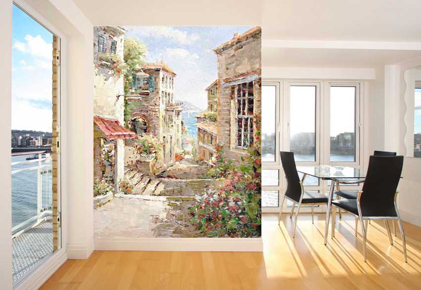 Bylandskap er et populært tema for innredning av vegg Bylandskap er et populært tema for innredning av vegg