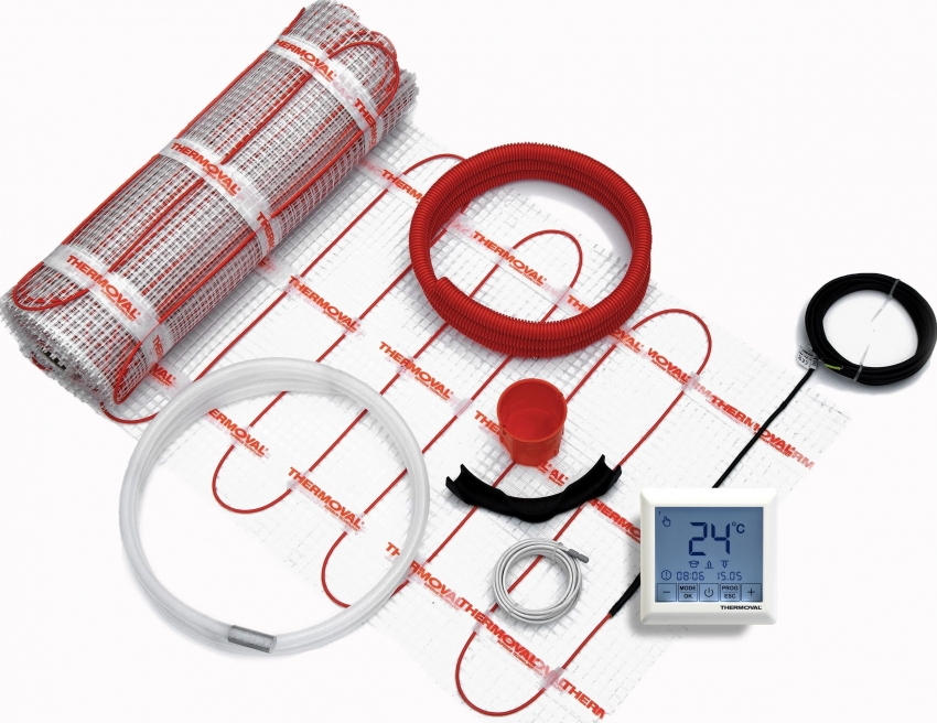 Sie können eine Fußbodenheizung mit allen notwendigen Elementen erwerben Sie können eine Fußbodenheizung mit allen notwendigen Elementen erwerben