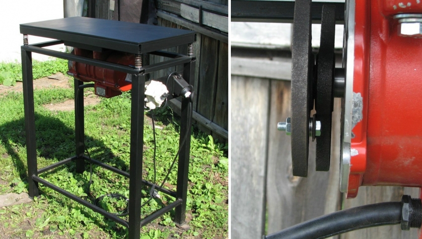 Bệ bàn rung và cố định mất thăng bằng Bệ bàn rung và cố định mất thăng bằng