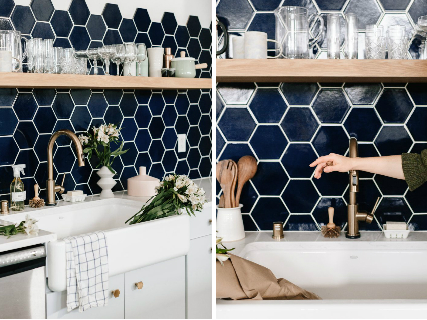 Ladrilhos de cerâmica em forma de hexágono são a tendência de 2017-2018 Ladrilhos de cerâmica em forma de hexágono são a tendência de 2017-2018