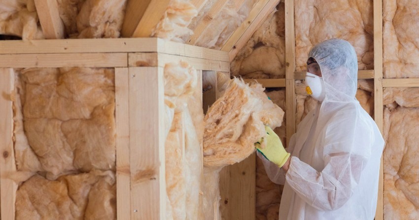 ฉนวนใยแก้วทำขึ้นเพื่อกันความร้อนและฉนวนกันเสียงของผนัง ฉนวนใยแก้วทำขึ้นเพื่อกันความร้อนและฉนวนกันเสียงของผนัง