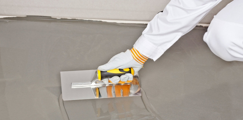 การใช้ชั้นปรับระดับกับพื้นผิวคอนกรีต การใช้ชั้นปรับระดับกับพื้นผิวคอนกรีต