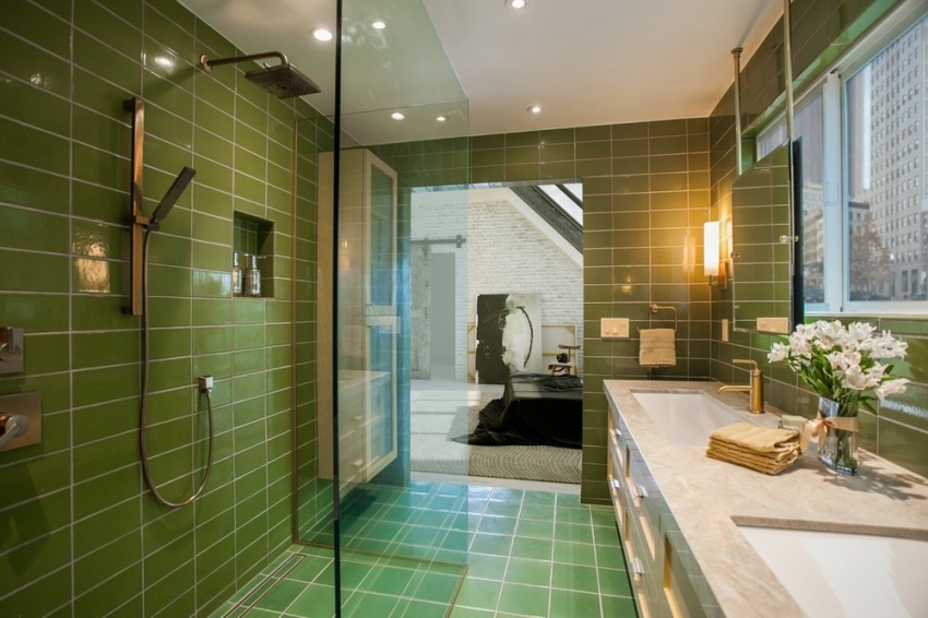 Olivenfarge for baderomsdekorasjon betraktes som trenden i 2017 Olivenfarge for baderomsdekorasjon betraktes som trenden i 2017