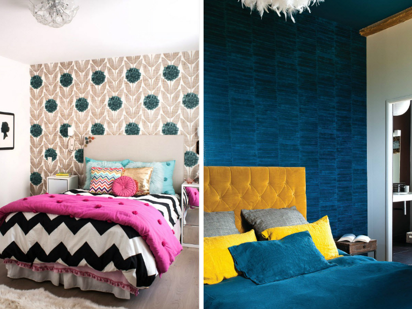 Maaaring itago ng vinyl wallpaper ang mga menor de edad na iregularidad sa mga dingding Maaaring itago ng vinyl wallpaper ang mga menor de edad na iregularidad sa mga dingding