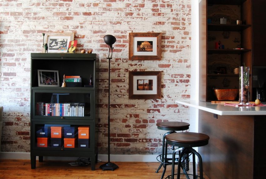 Tapet med imiteret murværk Tapet med imiteret murværk