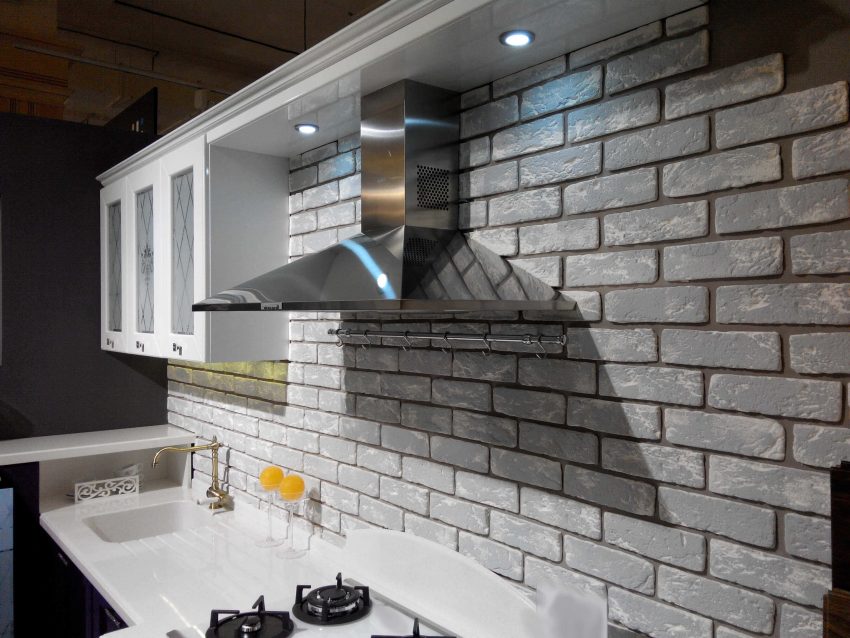 Fliser til mursten i køkkenet Fliser til mursten i køkkenet