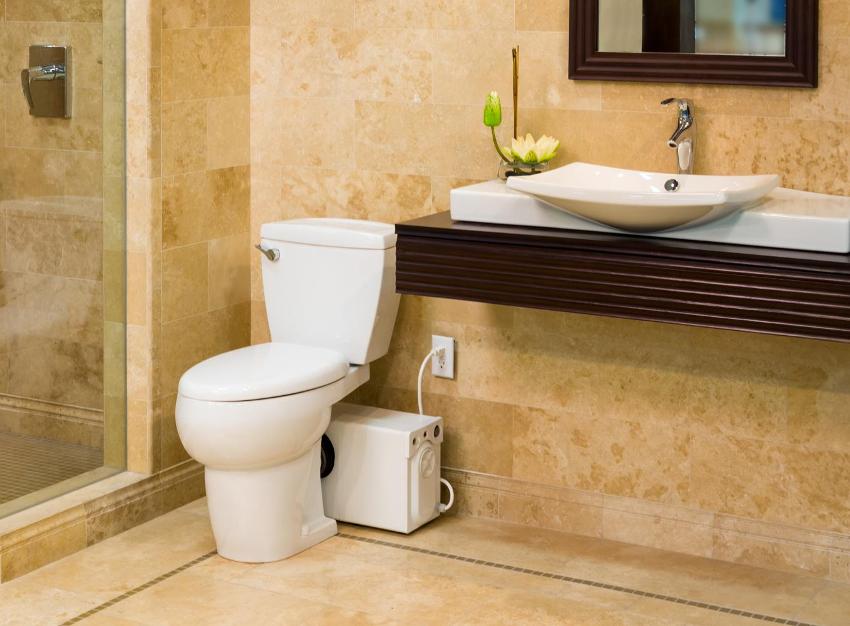 La pompe Sololift WC-3 peut être utilisée pour un bidet, une cabine de douche ou un lavabo La pompe Sololift WC-3 peut être utilisée pour un bidet, une cabine de douche ou un lavabo