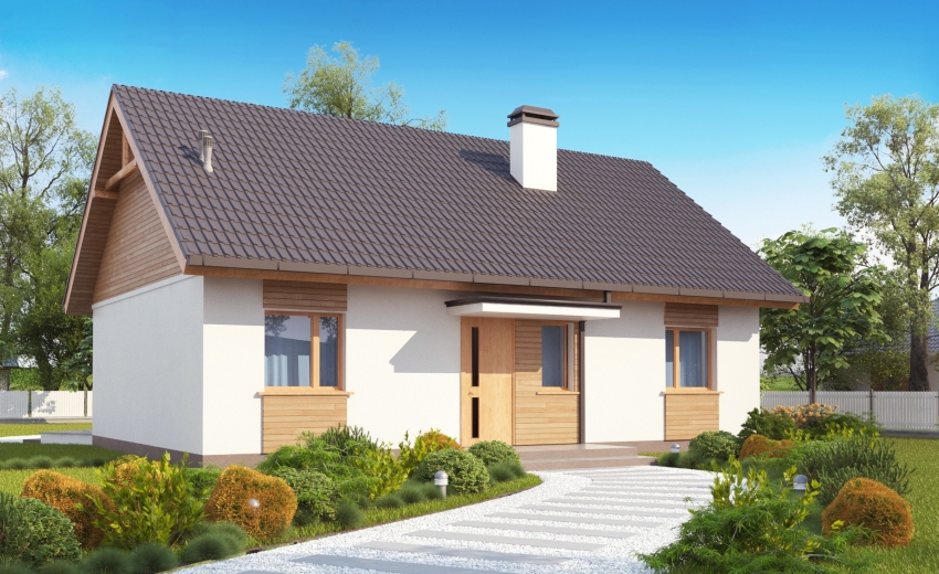 3D projekt jednokatnice od profilirane građe tvrtke Domabrus 3D projekt jednokatnice od profilirane građe tvrtke Domabrus