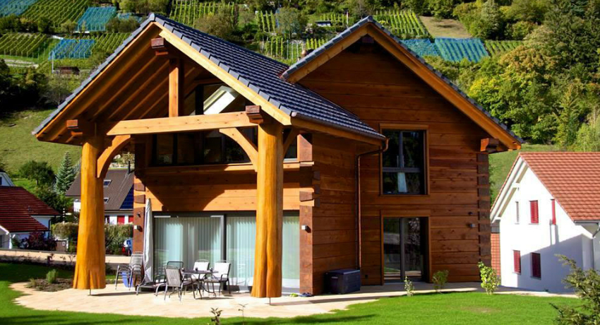 Kuća od bara može se graditi samostalno ili kupiti usluge projektiranja i gradnje po sistemu Napravite samostalno gradnju kuća od šanka: tehnološke značajke