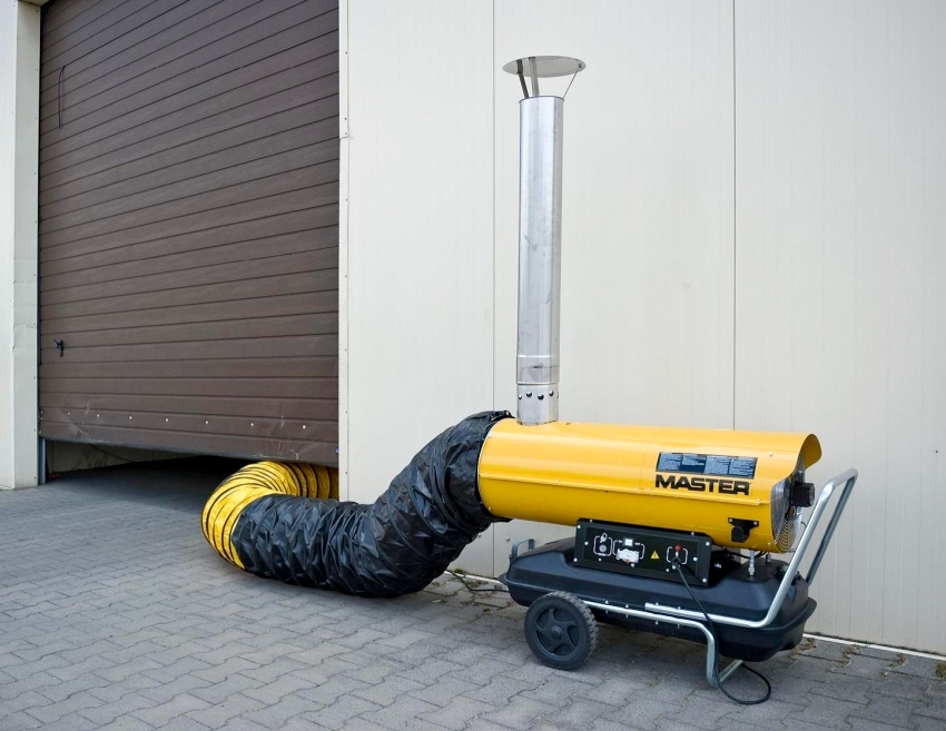 תותחי חימום עקיפים דורשים צינור אוויר שדרכו אוויר חם ומחומם נכנס לחדר תותחי חימום עקיפים דורשים צינור אוויר שדרכו נכנס אוויר חם ומחומם לחדר