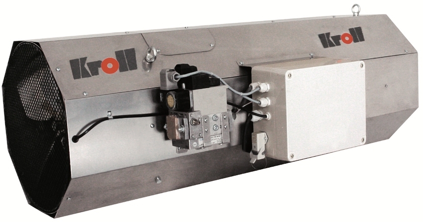 העיצוב של תותח גז מחומם ישיר הוא פשוט למדי: מאוורר ומבער נמצאים בתוך המארז, שמחמם את האוויר, והמאוורר נושף אותו לחדר ויוצר זרימת אוויר חזקה העיצוב של תותח גז מחומם ישיר הוא פשוט למדי: מאוורר ומבער נמצאים בתוך המארז, שמחמם את האוויר, והמאוורר נושף אותו לחדר ויוצר זרימת אוויר חזקה