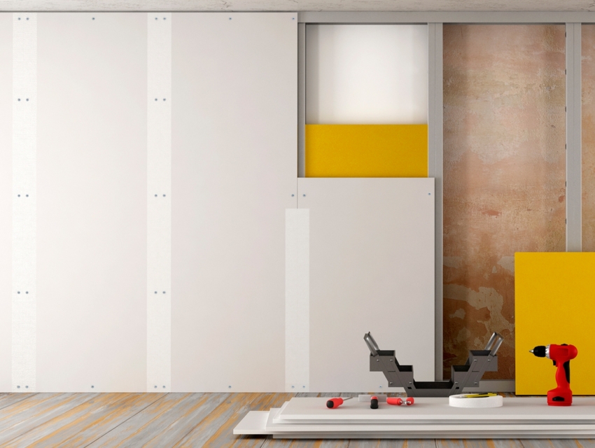 Na opláštenie stien, stropov a iných typov konštrukcií sa používa sadrokartón rôznych hrúbok Na opláštenie stien, stropov a iných typov konštrukcií sa používa sadrokartón rôznych hrúbok