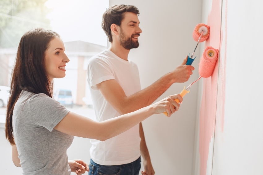 A falfestéket a szoba funkcionális célja alapján kell megválasztani A falfestéket a szoba funkcionális célja alapján kell megválasztani