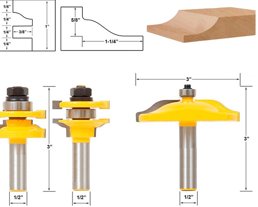 Før du velger en kutter, må du først bestemme metoden for feste, eller rettere sagt, i hvilke enheter skaftdiameteren måles - tommer eller millimeter Før du velger en kutter, må du først bestemme metoden for feste, eller rettere sagt, i hvilke enheter skaftdiameteren måles - tommer eller millimeter