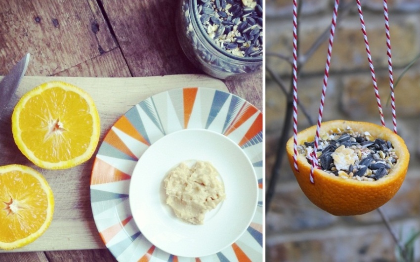 Oryginalne zawieszenie korytowe z połowy pomarańczy Oryginalne zawieszenie korytowe z połowy pomarańczy