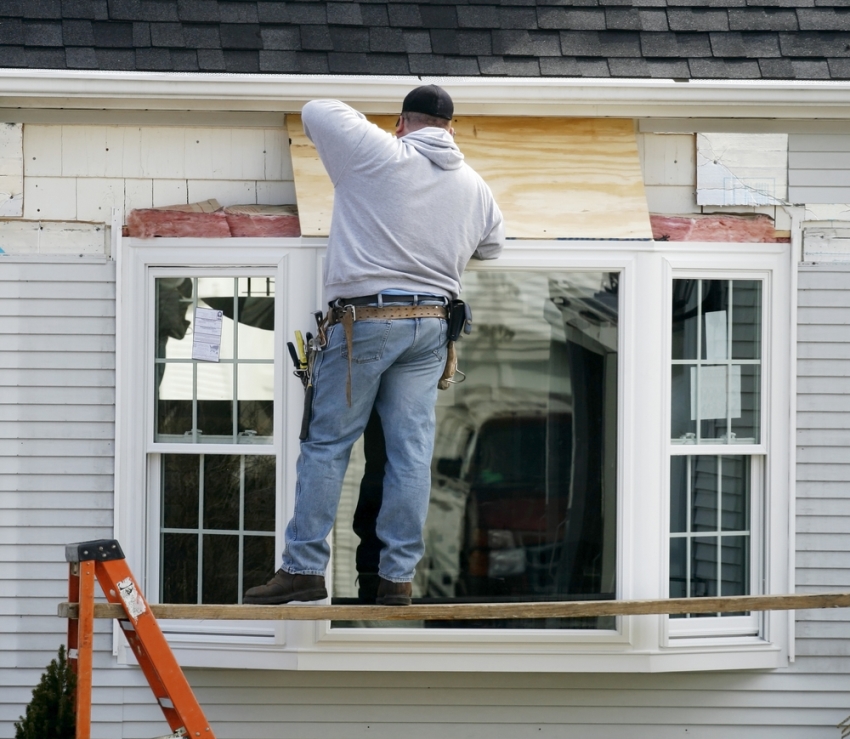 Installation of bay windows is possible at any stage of building a house Installation of bay windows is possible at any stage of building a house