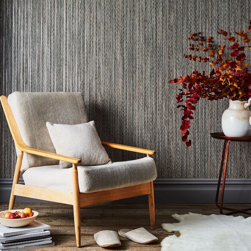 Das Relief und die Dichte von Bambus-Leinwänden verbergen kleinere Mängel in den Wänden perfekt Das Relief und die Dichte von Bambus-Leinwänden verbergen kleinere Mängel in den Wänden perfekt