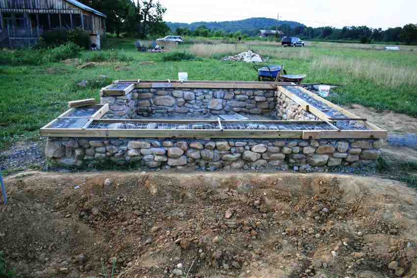 Temelji ruševina za kuću ekološki su prihvatljivi i savršeno odolijevaju utjecajima vode iz tla Temelji ruševina za kuću ekološki su prihvatljivi i savršeno odolijevaju utjecajima vode iz tla
