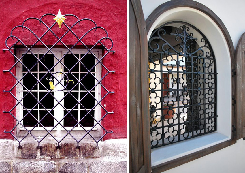 סורגים בעיצוב מעניין לתיקון חיצוני וחיצוני סורגים בעיצוב מעניין לתיקון חיצוני וחיצוני