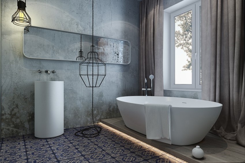 Διακόσμηση μπάνιου υψηλής τεχνολογίας Διακόσμηση μπάνιου υψηλής τεχνολογίας