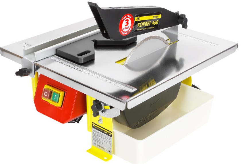 Ο ηλεκτρικός κόπτης πλακιδίων Corvette 460 έχει σχεδιαστεί για κοπή με διαμαντένιο δίσκο σε μέγεθος όλων των τύπων κεραμικών πλακιδίων, πλακών δαπέδου και πλακόστρωτου και είναι εξοπλισμένος με έναν αρκετά ισχυρό ασύγχρονο κινητήρα Ο ηλεκτρικός κόπτης πλακιδίων Corvette 460 έχει σχεδιαστεί για κοπή με διαμαντένιο δίσκο στο μέγεθος όλων των τύπων κεραμικών πλακών, δαπέδων και πλακόστρωτων πλακών και είναι εξοπλισμένος με έναν αρκετά ισχυρό ασύγχρονο κινητήρα