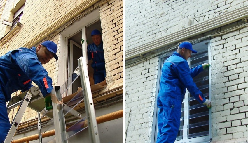 Cấu trúc mạng tinh thể được giải nén, lắp ráp và chế tạo sẵn được gắn vào cửa sổ mở Cấu trúc mạng tinh thể được giải nén, lắp ráp và chế tạo sẵn được gắn vào cửa sổ mở