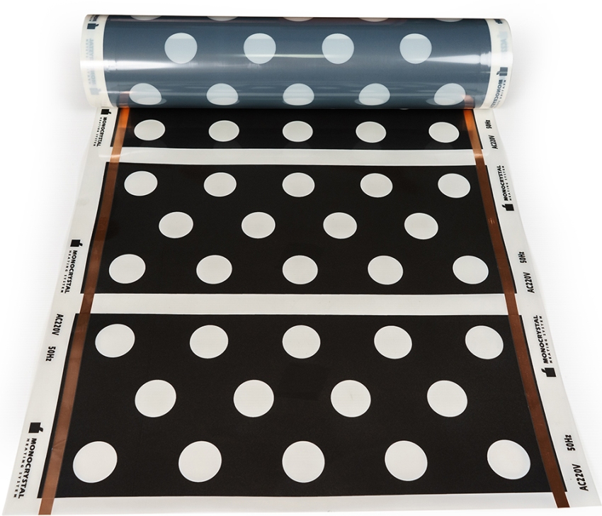 Pel·lícula especial de grafit per a rajoles - produïda per l'empresa ucraïnesa Monocrystal Pel·lícula especial de grafit per a rajoles - produïda per l'empresa ucraïnesa Monocrystal