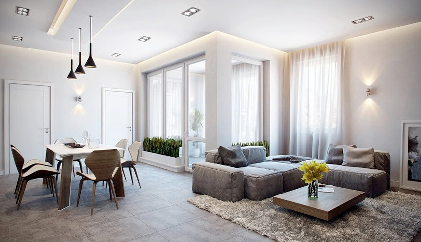 Baseret på hvide døre kan du skabe et stilfuldt, lakonisk og diskret design. Baseret på hvide døre kan du skabe et stilfuldt, lakonisk og diskret design.