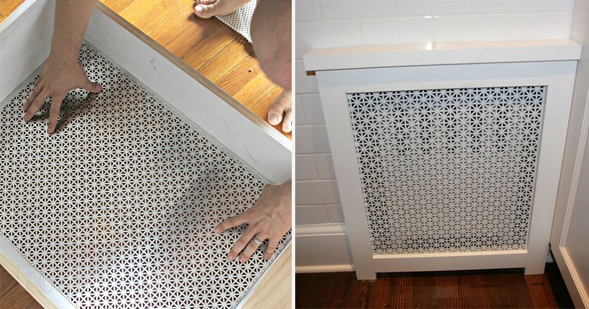 Decorative grilles can be made independently by choosing a material and a color suitable for curtains and wallpaper Decorative grilles can be made independently by choosing a material and a color suitable for curtains and wallpaper