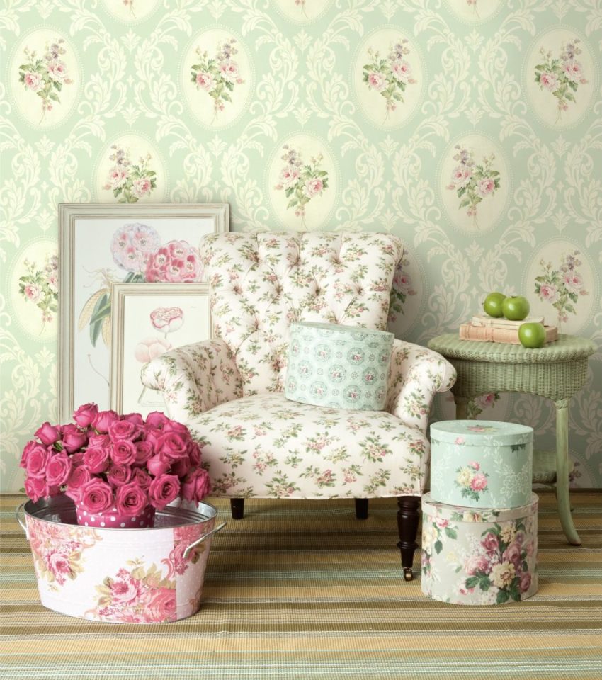 Jedną z najlepszych opcji stylu prowansalskiego jest tapeta tekstylna Jedną z najlepszych opcji stylu prowansalskiego jest tapeta tekstylna