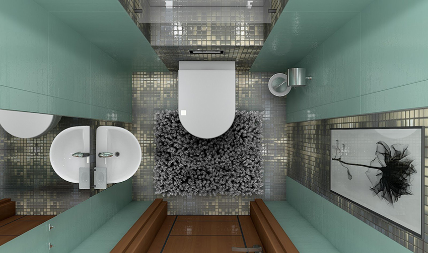 Fliserne er på væg og gulv. Vægmonteret er lettere og mindre holdbart end gulvstående Fliserne er på væg og gulv. Vægmonteret er lettere og mindre holdbart end gulvstående