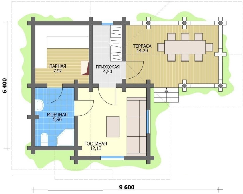 Phòng tắm có sân hiên Phòng tắm có sân hiên