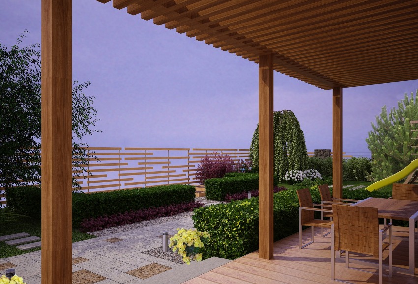 Thiết kế sân thượng mở Thiết kế sân thượng mở