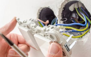 Pass-through switch: connection diagram of the device from different places