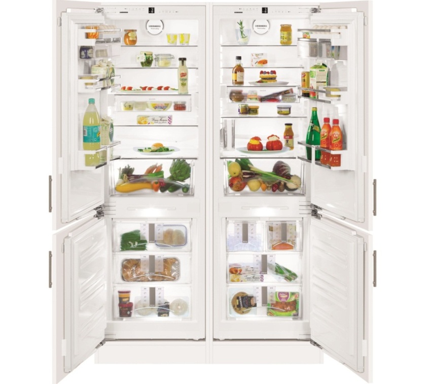 Geladeira de duas portas LIEBHERR SBS 7212 possui câmaras para armazenamento de alimentos com volume total de 651 litros Geladeira de duas portas LIEBHERR SBS 7212 possui câmaras para armazenamento de alimentos com volume total de 651 litros